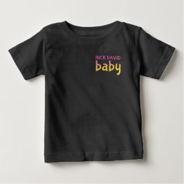 Nick DAViD baby - Bio, beidseitiges Snap-T-Shirt T-shirt