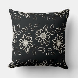 Nick DAViD - Bandanna Black Indoor Pillow Kissen
