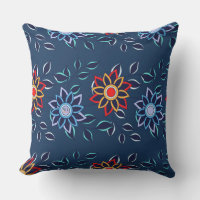 Nick DAViD - Bandanna Outdoor Pillow