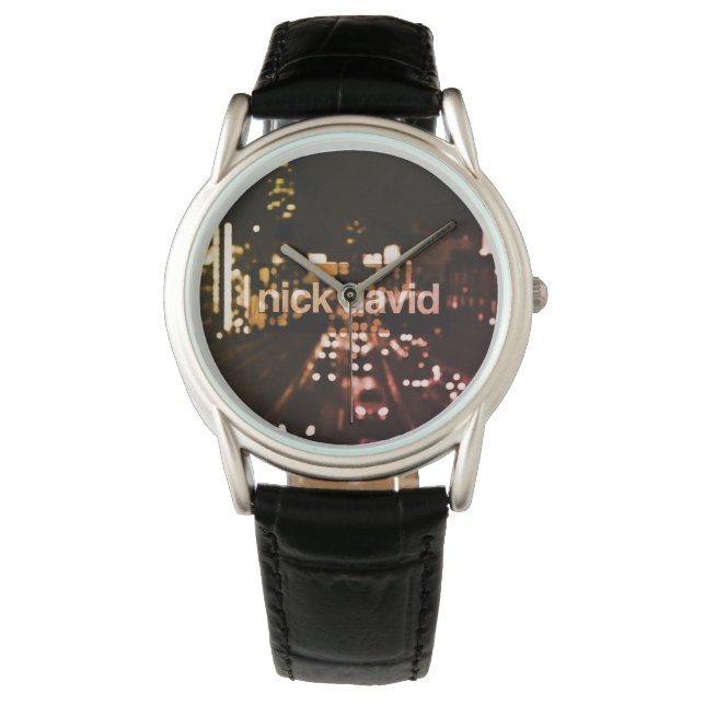Nick DAViD - City Lights Watch Armbanduhr (Vorderseite)