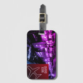 Nick DAViD - Signature-Signature-Gepäckmarke Gepäckanhänger (Vorderseite Vertikal)