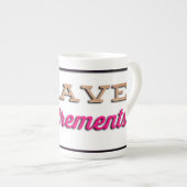 Nick DAViD - Voraussetzungen - Knochenkupf der Chi Porzellantasse (Vorderseite Rechts)