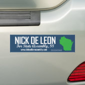 Nick De Leon Bumper Sticker Autoaufkleber (Auf Auto)