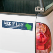 Nick De Leon Bumper Sticker Autoaufkleber (Auf Lkw)