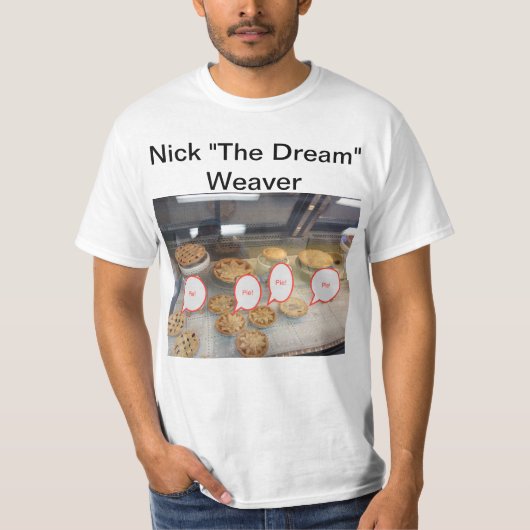 Nick "der Traum" Weber - "TORTE!" Albumabdeckung T-Shirt (Vorderseite)