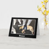 Nick-"Ehren" Karte (Gelbe Blume)