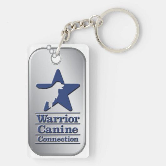 Nick-Hundeplakette-Schlüsselanhänger Schlüsselanhänger (Rückseite)