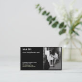 Nick-Kieme-Karte Visitenkarte (Stehend Vorderseite)