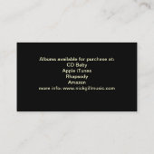 Nick-Kieme-Karte Visitenkarte (Rückseite)