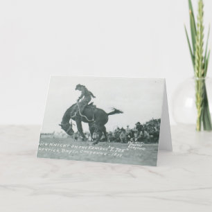 Nick Knight reiten T. Joe bei Cheyenne Frotier Day Karte