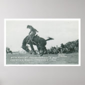 Nick Knight reiten T. Joe bei Cheyenne Frotier Day Poster (Vorne)