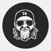 Nick Mangold A True Jet 74 Apparel  Runder Aufkleber (Vorderseite)