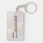 Nick Miller Quote 2/6 Schlüsselanhänger (Rückseite)