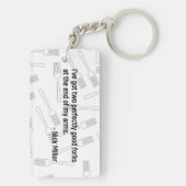 Nick Miller Quote 4/6 Schlüsselanhänger (Rückseite)