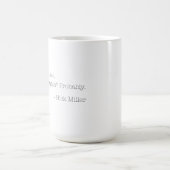 Nick Miller Quote 6/6 Kaffeetasse (Mittel)