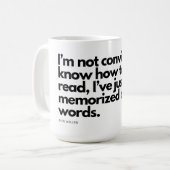 Nick Miller Zitat Kaffeetasse (Vorderseite Links)