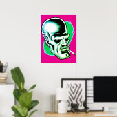 Nick Nebulon™/Hot Pink Poster (Heimbüro)