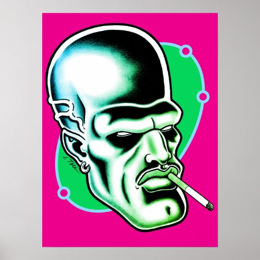 Nick Nebulon™/Hot Pink Poster (Vorne)