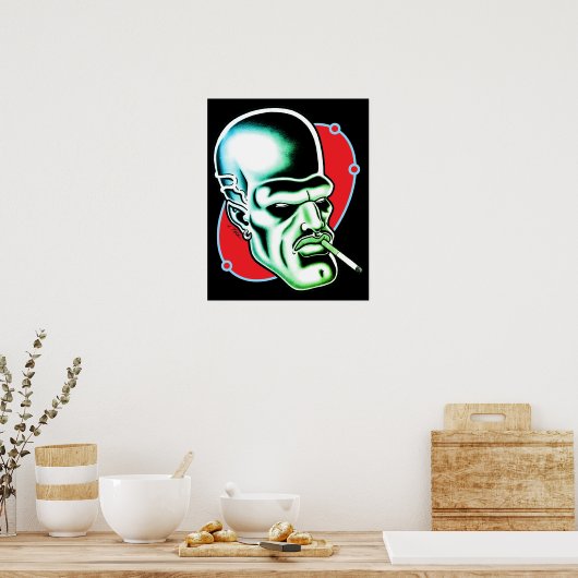 Nick Nebulon™ Poster (Küche)