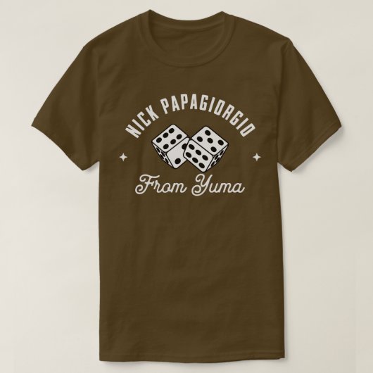Nick Papagiorgio von Yuma T-Shirt (Design vorne)