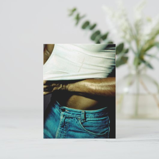 Nick Tease Postkarte (Stehend Vorderseite)