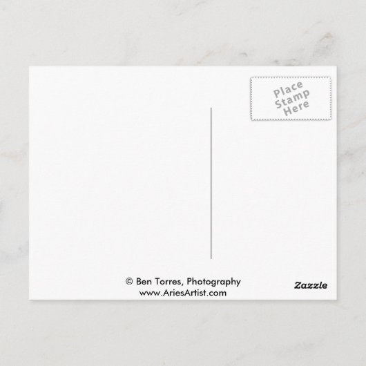 Nick Tease Postkarte (Rückseite)