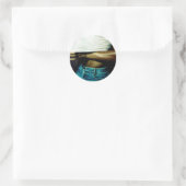 Nick Tease Runder Aufkleber (Tasche)