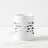 Nick Vujicic Zitat-Tasse Kaffeetasse (Mittel)