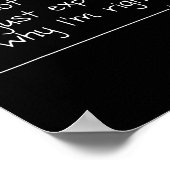 Nick Zitat Funny Geburtstag Personalisierter Name Poster (Ecke)