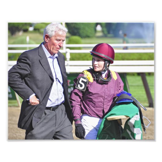 Nick Zito und Rosie Napravnik Fotodruck (Vorne)