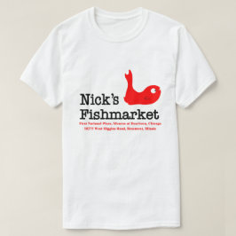 Nicke Fischmarkt, Chicago und Rosement, Illinois T-Shirt