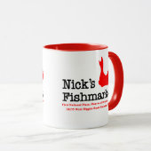 Nicke Fischmarkt, Chicago und Rosement, Illinois Tasse (VorderseiteRechts)