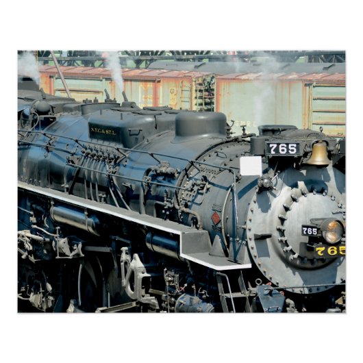 Nickel Plate Road 765 Dampflokomotive Poster (Vorderseite)