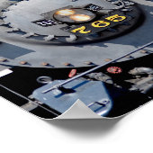 Nickel Plate Road 765 Dampflokomotive Poster (Ecke)