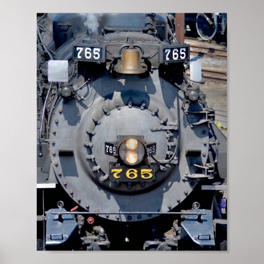 Nickel Plate Road 765 Dampflokomotive Poster (Vorne)
