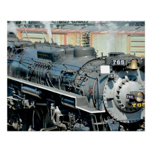 Nickel Plate Road 765 Dampflokomotive Zug Poster
