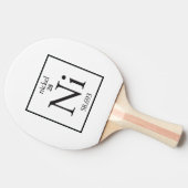 Nickel Tischtennis Schläger (Seitenansicht)