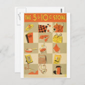 Nickel und Dime Postkarte (Vorne/Hinten)