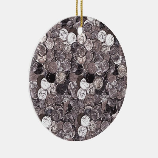 Nickelmünzen Grafisch Keramikornament (Rechts)