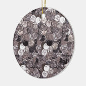 Nickelmünzen Grafisch Keramikornament (Links)