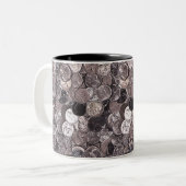 Nickelmünzen Grafisch Zweifarbige Tasse (Vorderseite Links)
