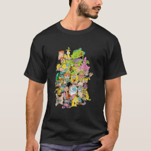 Nickelodeon Complete Nick 90s Throwback-Charakter T-Shirt