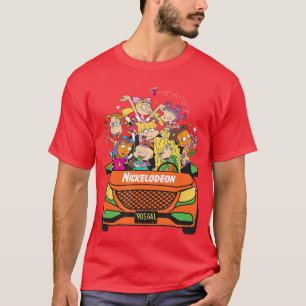 Nickelodeon Girls Roadtrip Auto voll mit 90er Cart T-Shirt