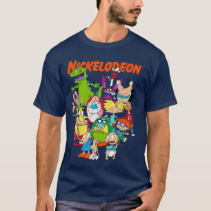 Nickelodeon Gruppenbild Alle Retro-Charaktere der  T-Shirt