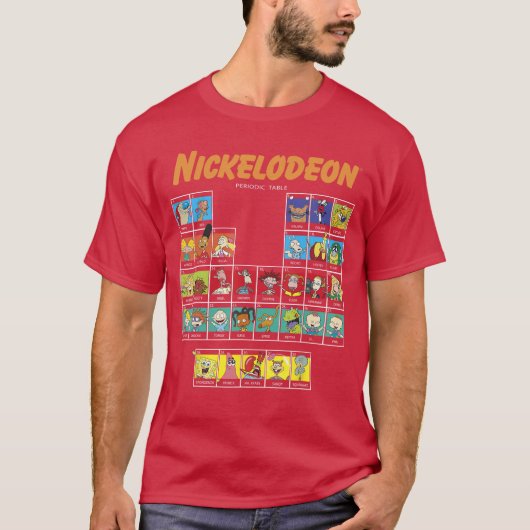 Nickelodeon Periodicable of Characters boy T-Shirt (Vorderseite)