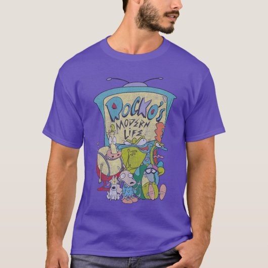 Nickelodeon Rockos Modern LifeV Cast retro T-Shirt (Vorderseite)