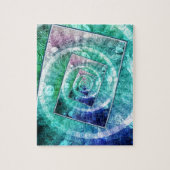 Nickels in Unendlichkeit spinnen Puzzle (Vertikal)