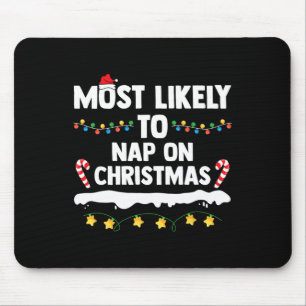 Nickerchen am wahrscheinlichsten bei Weihnachts-Ma Mousepad