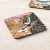 Nickerchen Buddies Getränkeuntersetzer (Linke Seite)