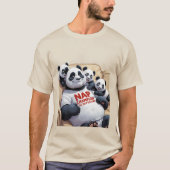 Nickerchen Champion - Funny Panda Vater Schlafen T T-Shirt (Vorderseite)
